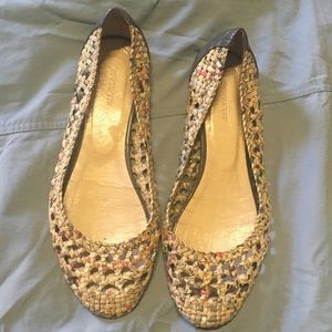 All black paper shoes